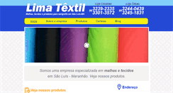 Desktop Screenshot of limatextil.com